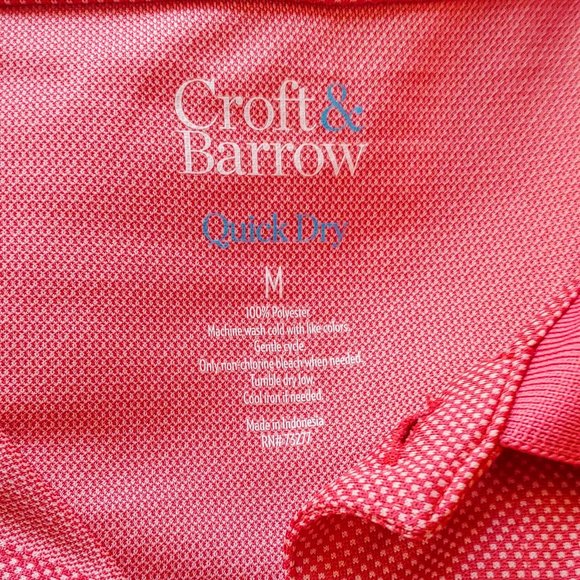 Coral Croft & Barrow Men's Polo - Picture 3 of 3